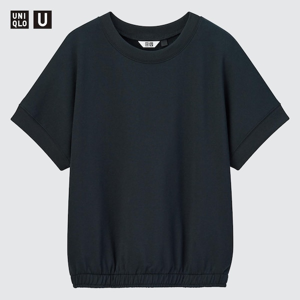U Crew Neck ShortSleeve Sweatshirt UNIQLO US