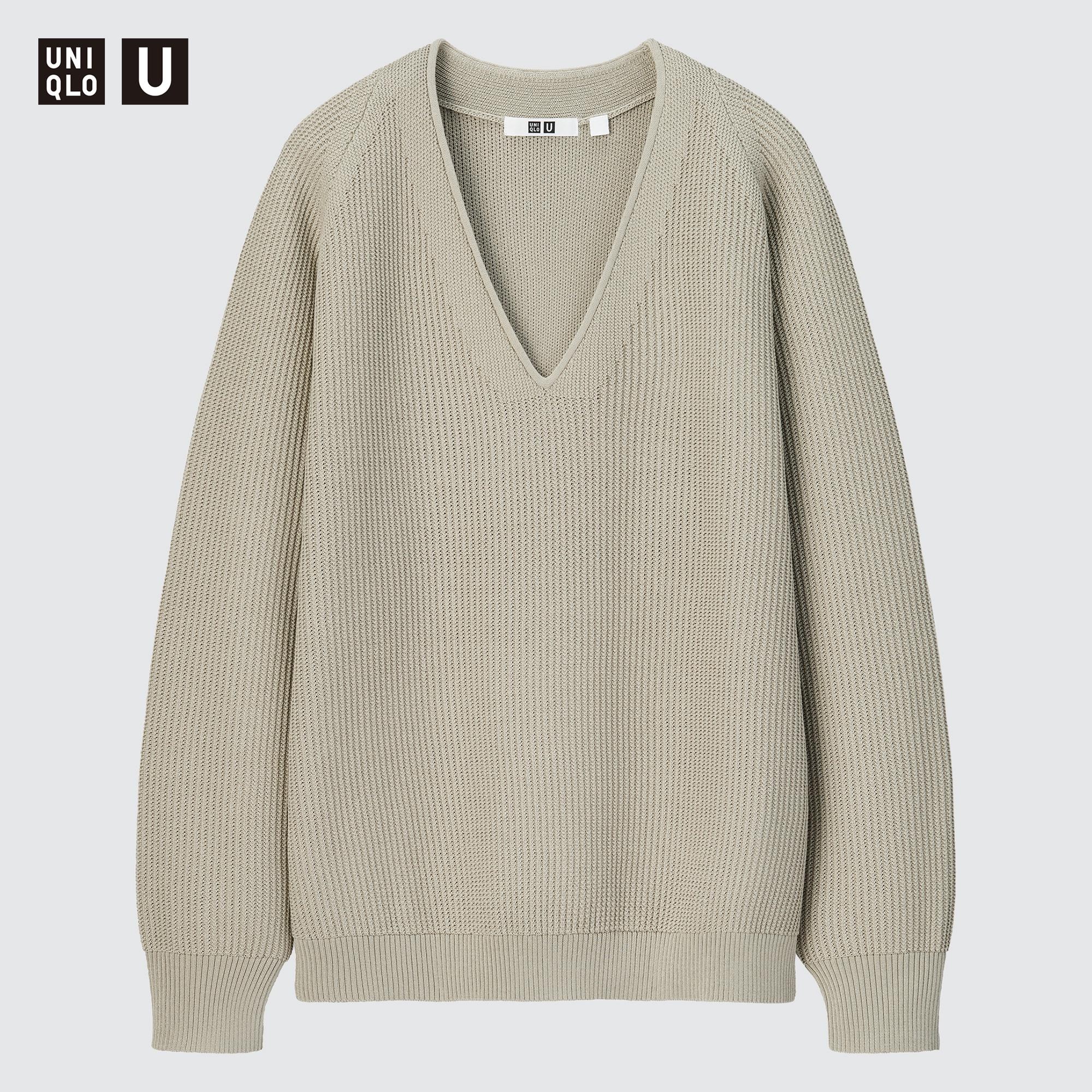 Uniqlo v clearance neck sweater