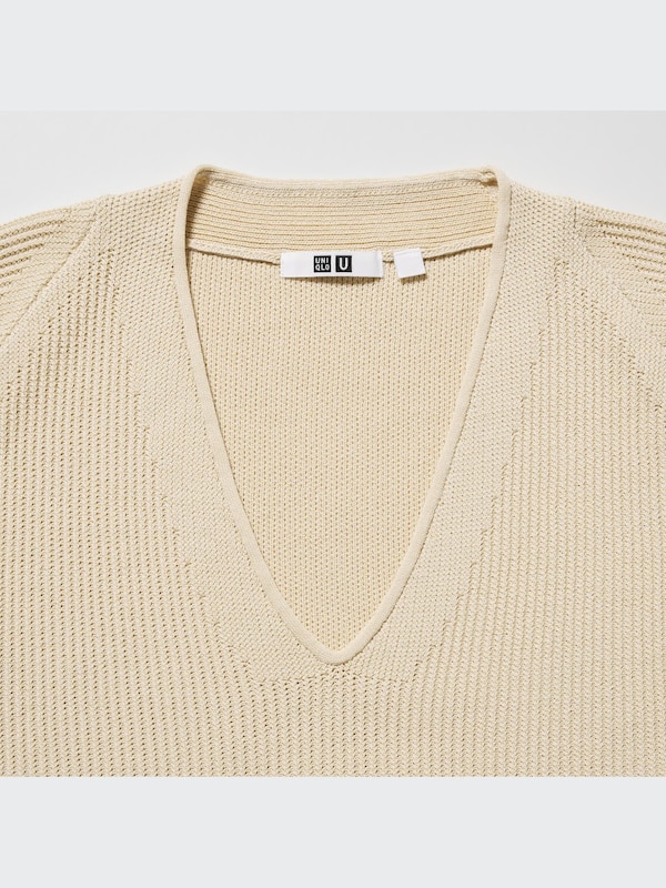 UNIQLO U V NECK LONG SLEEVE SWEATER