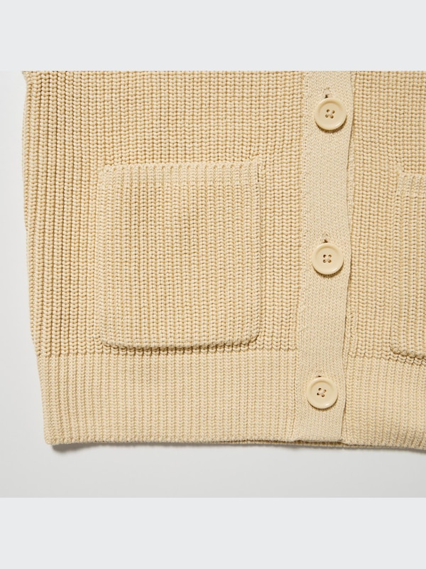 U V-Neck Sleeveless Cardigan