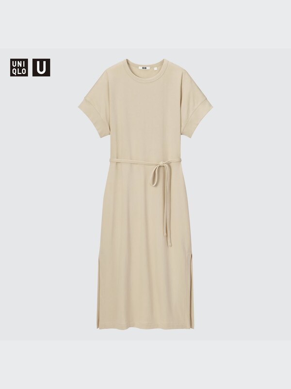 U AIRism Cotton Belted Long Dress