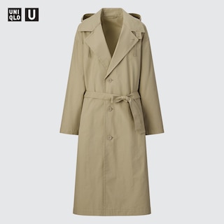 U Hooded Long Coat