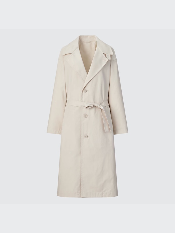 U Hooded Long Coat
