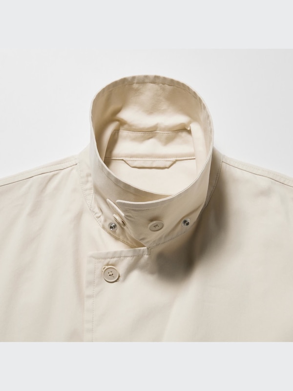 U Hooded Long Coat