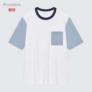 Short-Sleeve Pocket T-Shirt (Color Block)  (JW Anderson)	