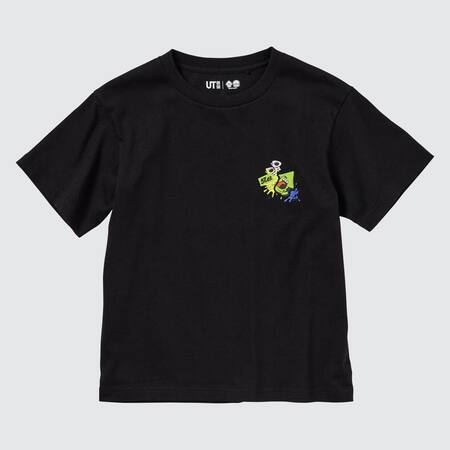 Kinder Splatoon 3 UT Bedrucktes T-Shirt