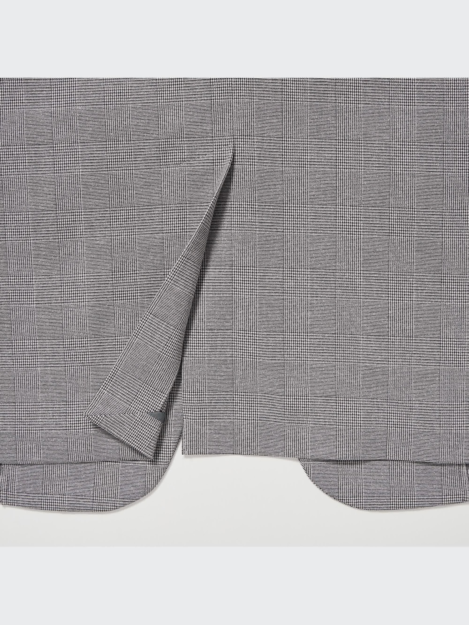 Wool100% Check Jacket 36