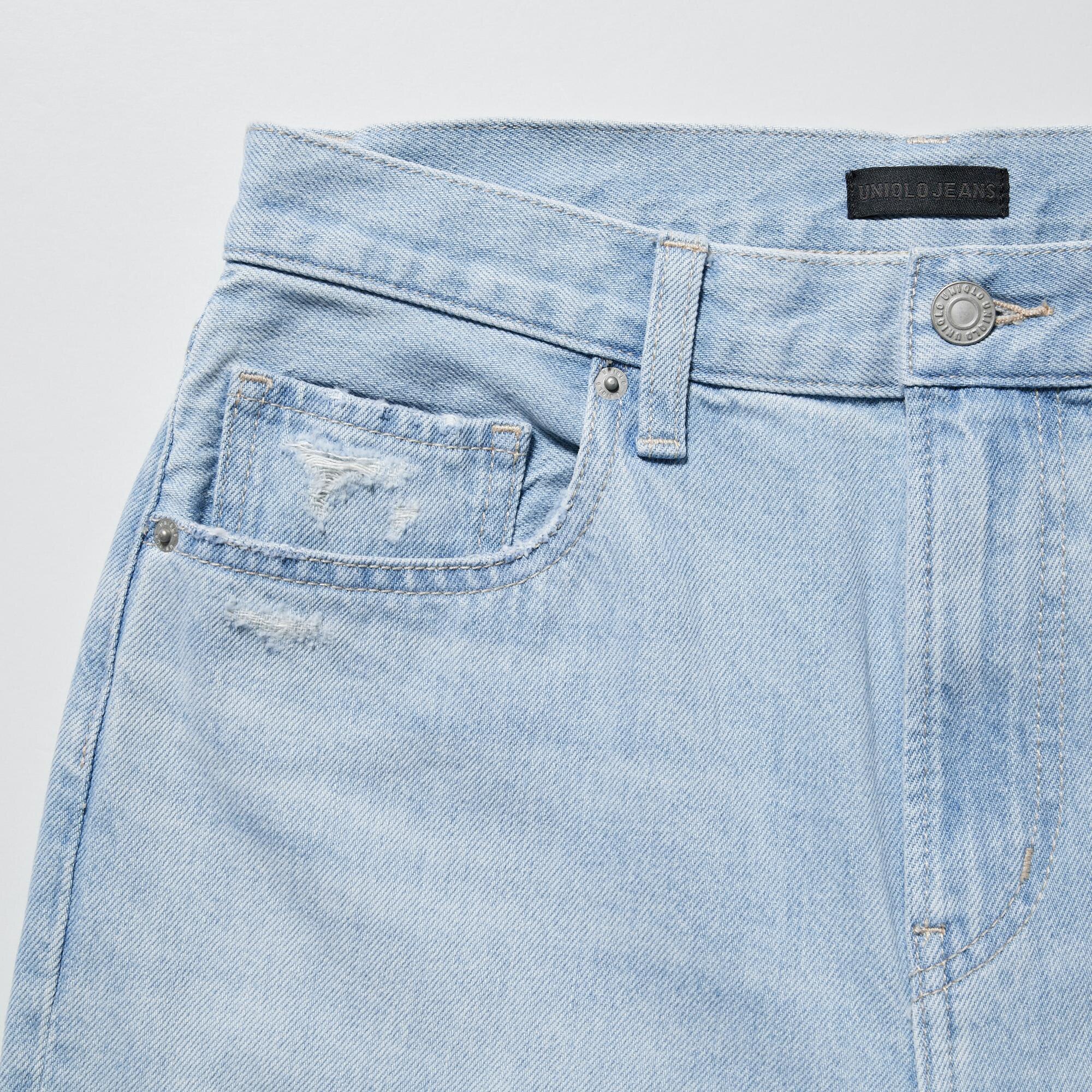 Uniqlo ripped hot sale boyfriend jeans