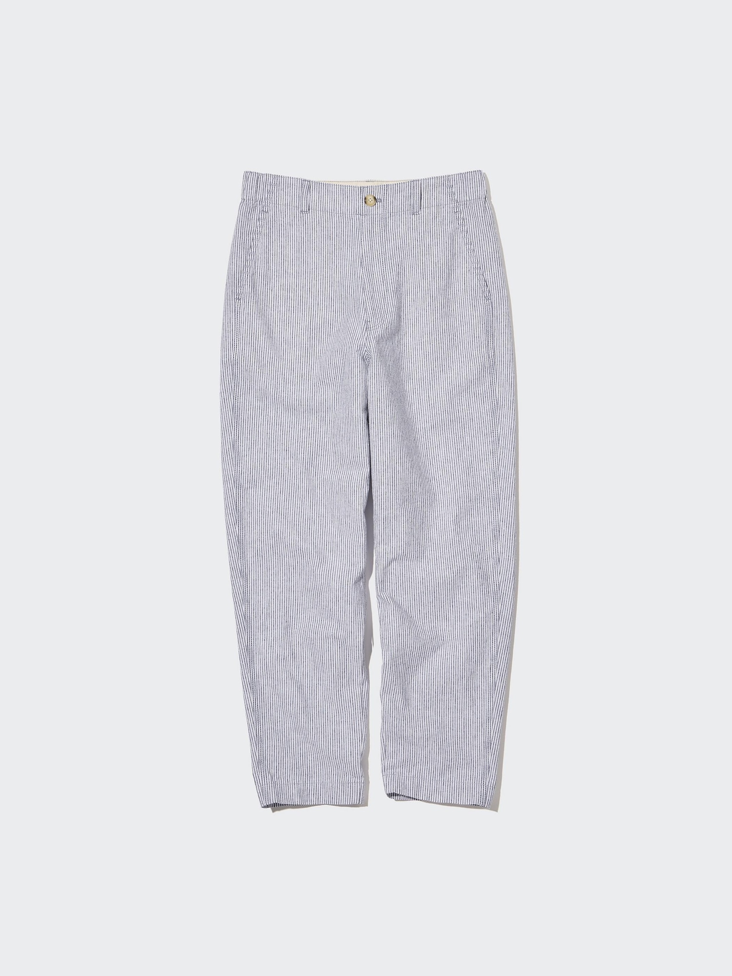 【2plan】Blend striped slacks Linen Blend Striped Flowy Pants | Tribal | Suzanne's