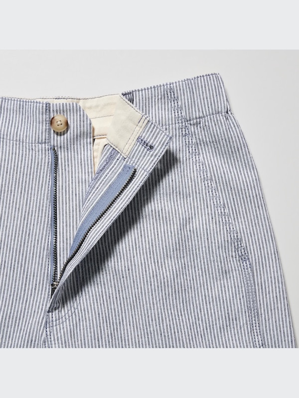 Linen Cotton Tapered Pants