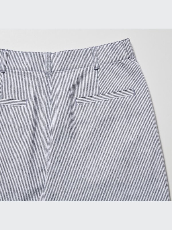 Linen Cotton Tapered Pants
