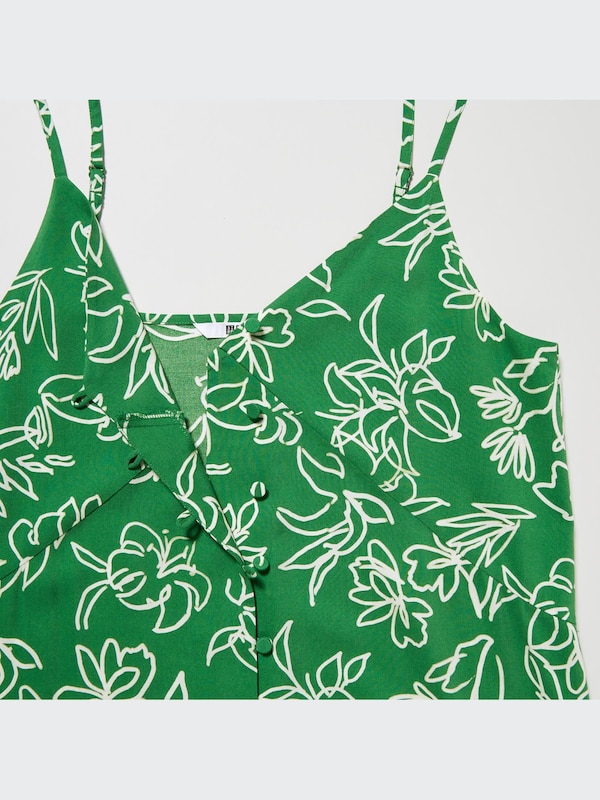 Button Down Camisole Flare Dress | UNIQLO US