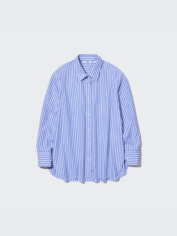 Cotton Striped Long-Sleeve Shirt