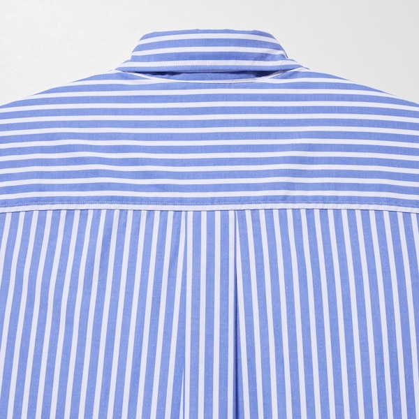 Cotton Striped Long-Sleeve Shirt | UNIQLO US