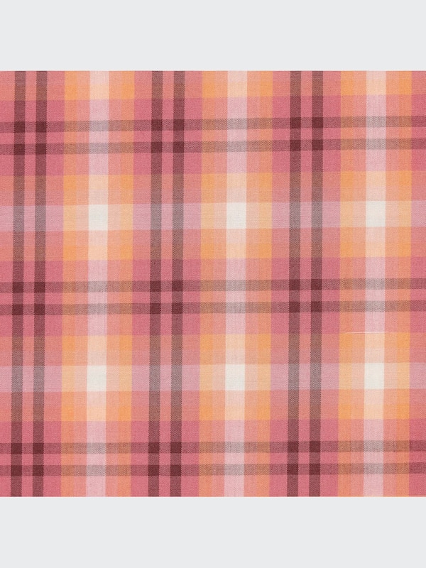 Cotton Checked Short-Sleeve Shirt