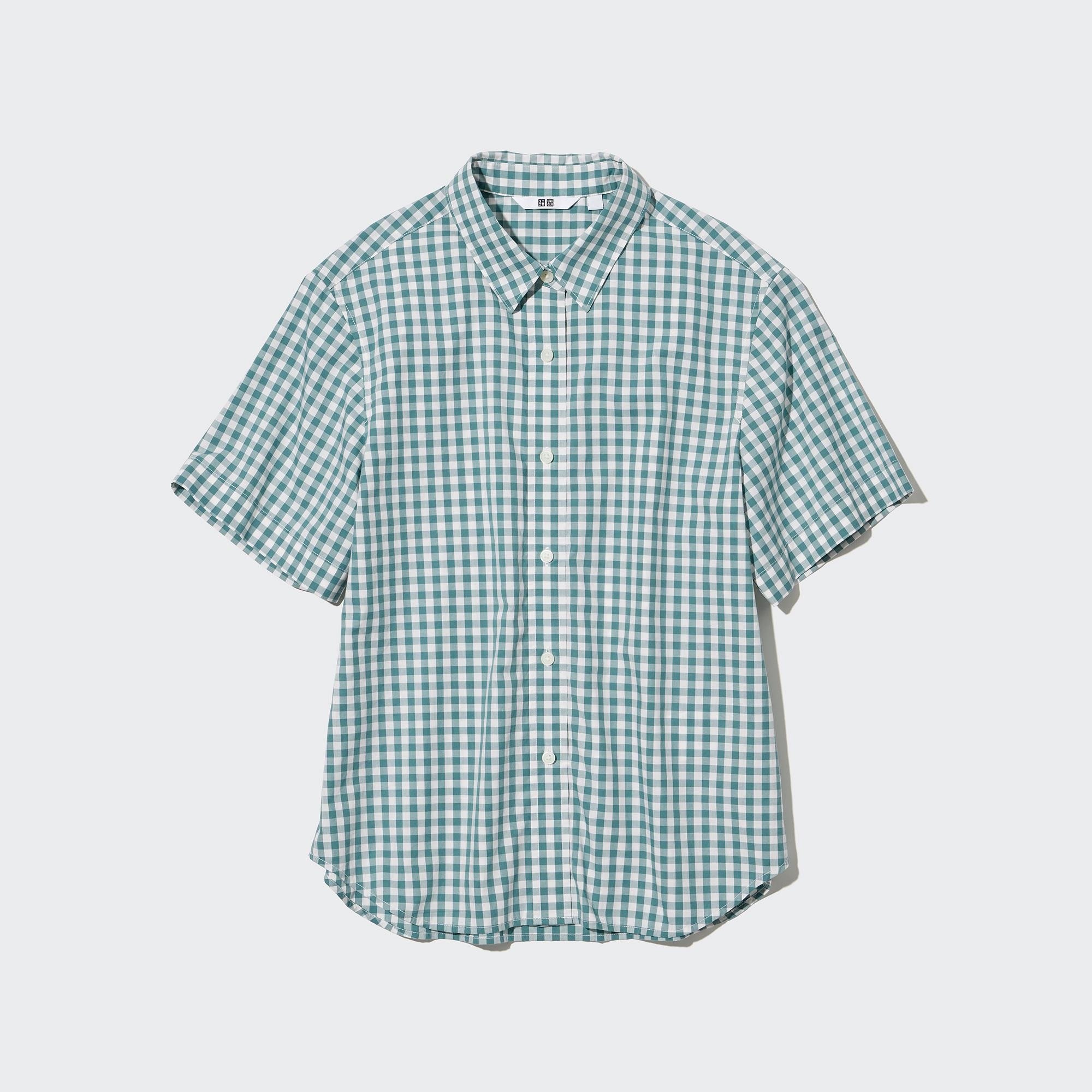 Cotton Checked Short-Sleeve Shirt | UNIQLO US