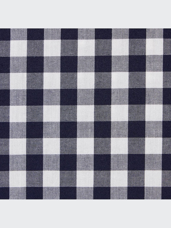Cotton Checked Short-Sleeve Shirt