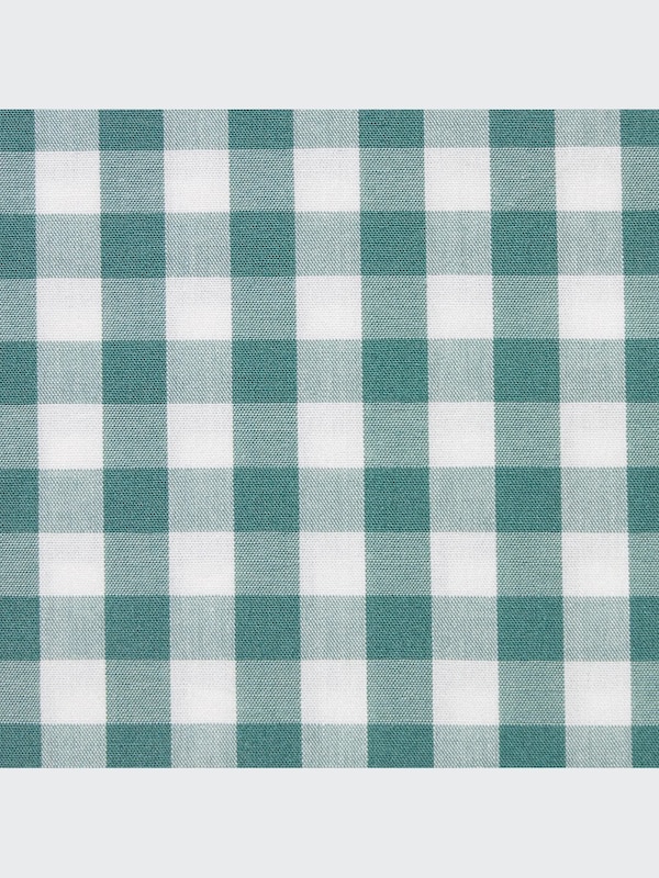 Cotton Checked Short-Sleeve Shirt