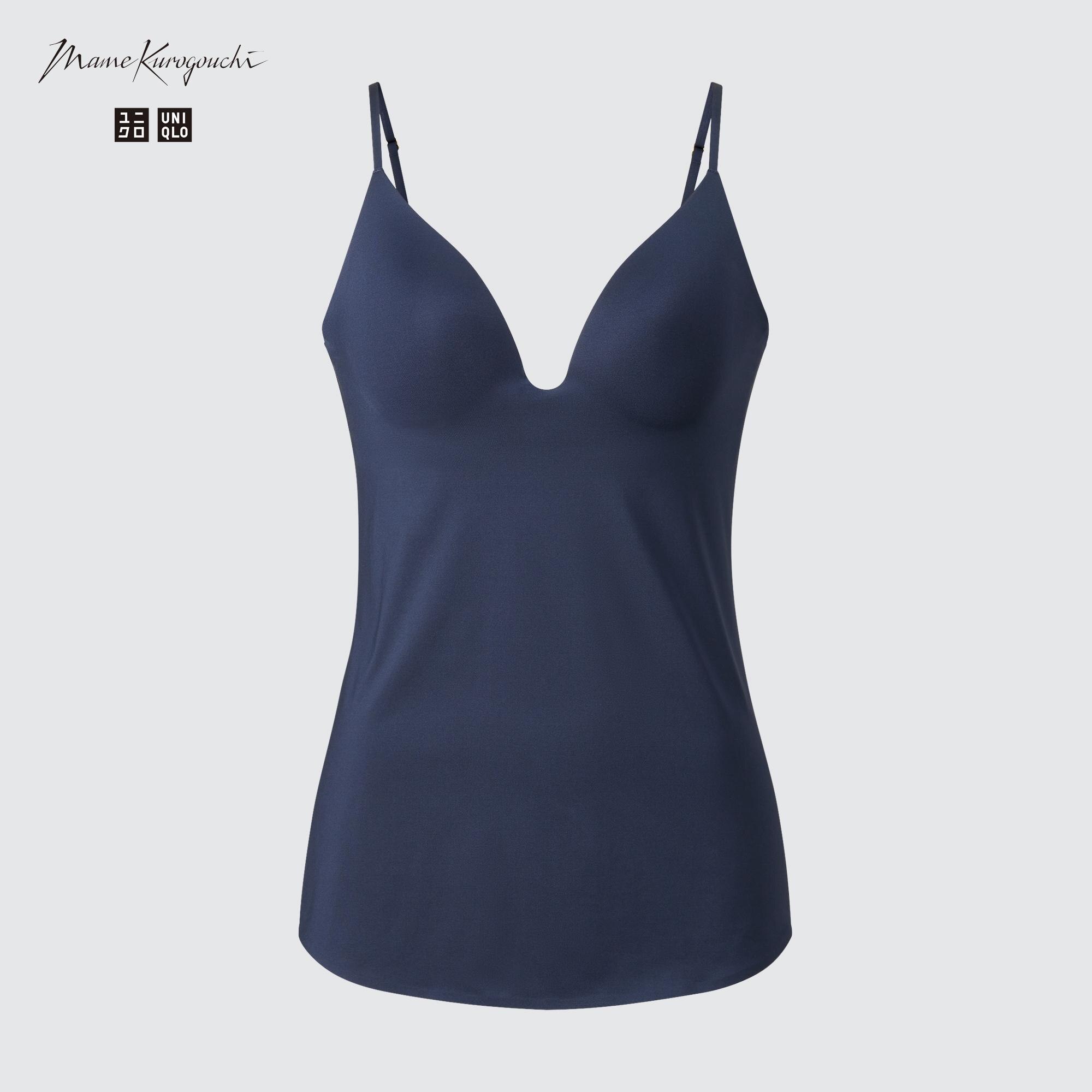 Mame Kurogouchi AIRism Plunge Camisole Bra Top UNIQLO