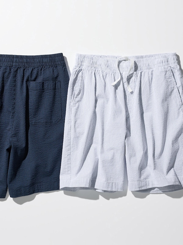 Stretch Easy Shorts | Seersucker | 8"