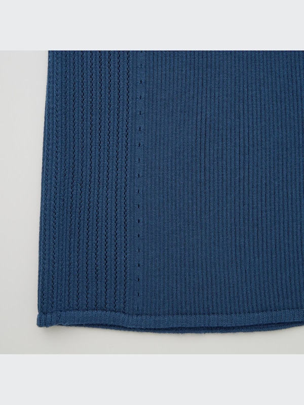 3D Knit Ribbed Long Skirt (Mame Kurogouchi)