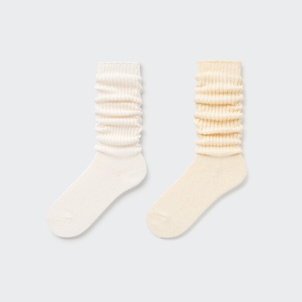 Knee-High Ribbed Long Socks (2 Pairs) | UNIQLO US
