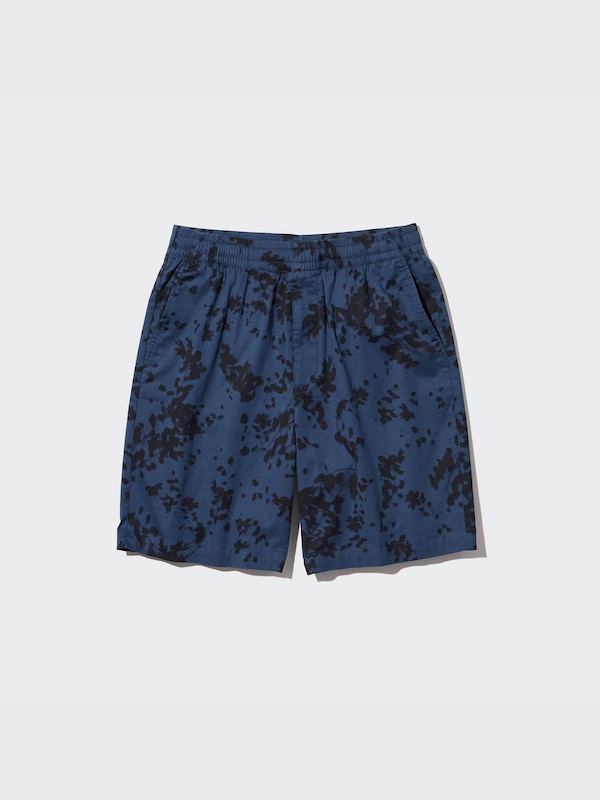 Short Easy Stretch Imprimé Feuilles