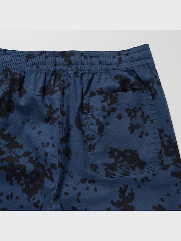 Short Easy Stretch Imprimé Feuilles