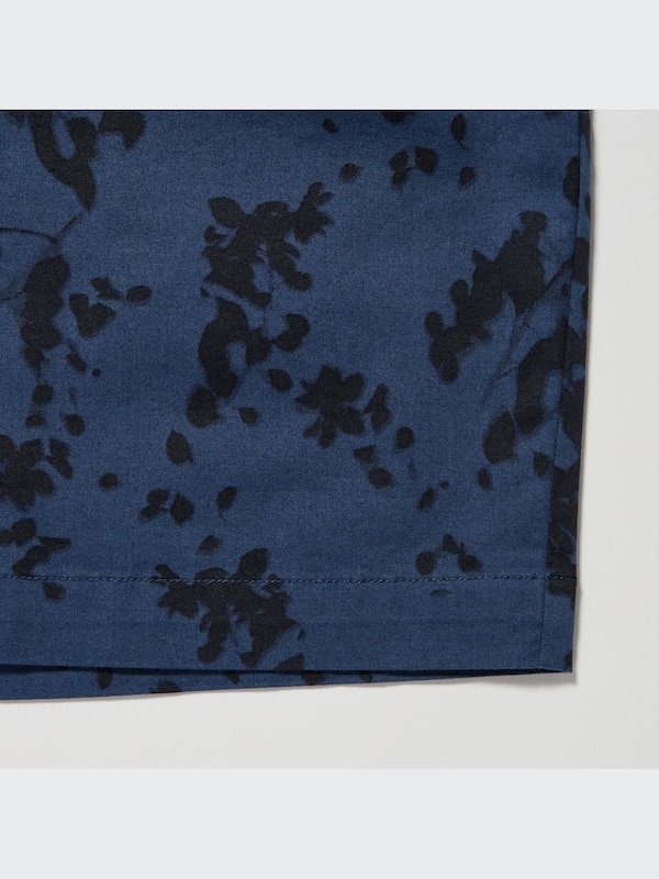 Short Easy Stretch Imprimé Feuilles