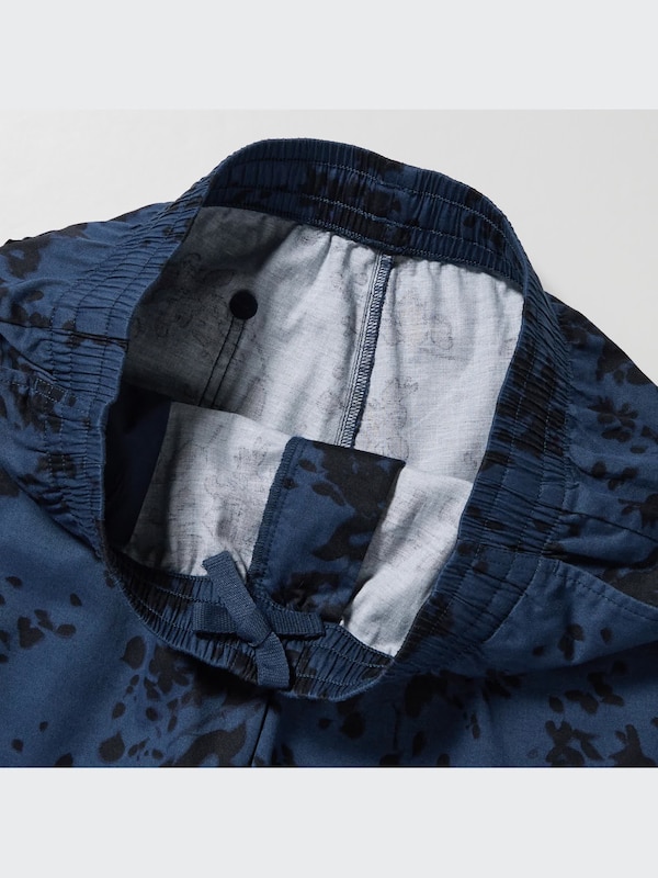 Short Easy Stretch Imprimé Feuilles