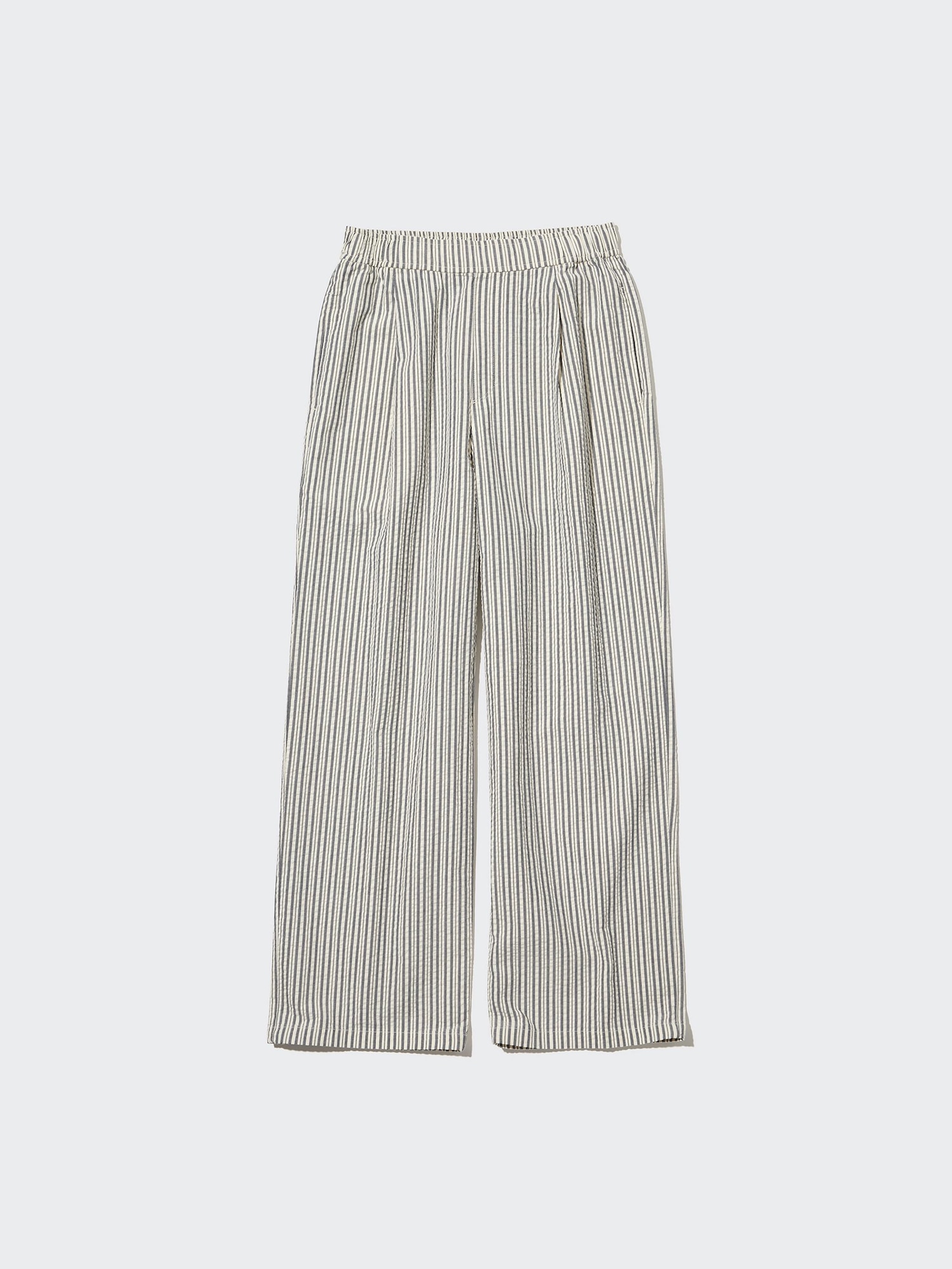 WOMEN'S SEERSUCKER EASY PANTS | UNIQLO CA