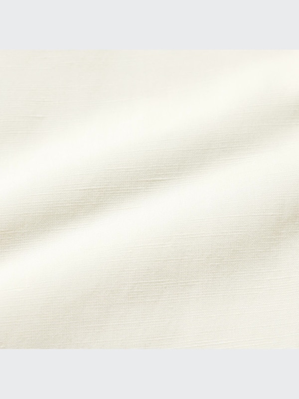 LINEN BLEND PLEATED WIDE PANTS(LONG)