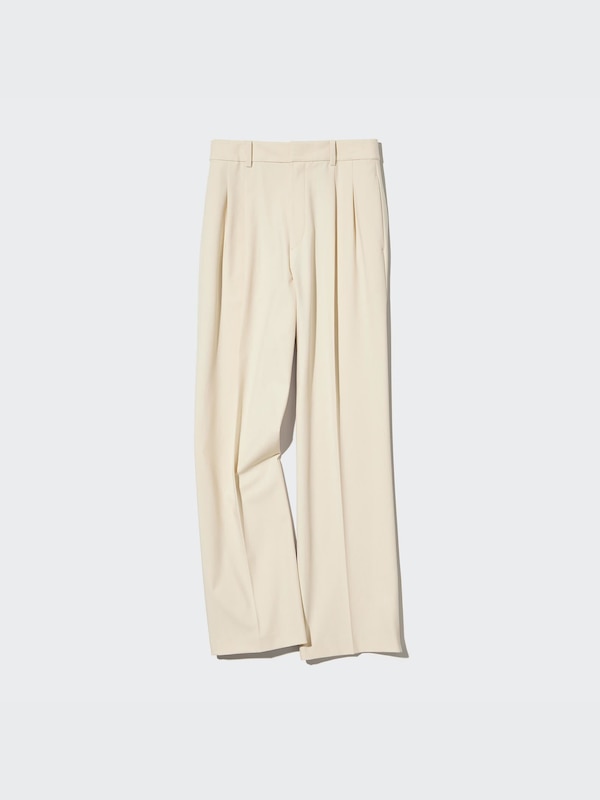 Wide-Fit Pleated Pants (Tall)