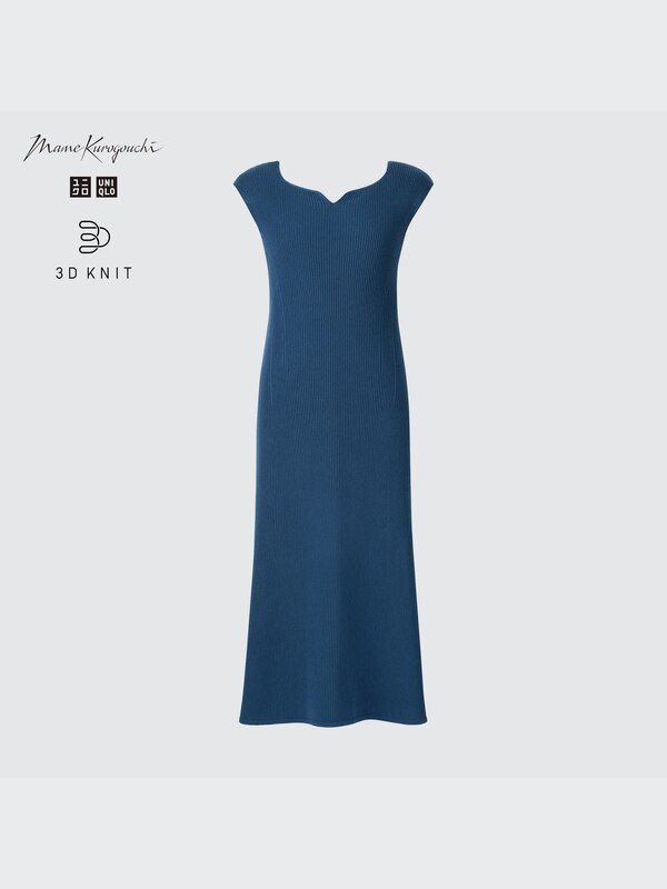 MAME KUROGOUCHI 3D KNIT SLEEVELESS DRESS