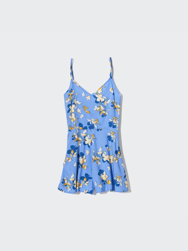 Printed Camisole Romper