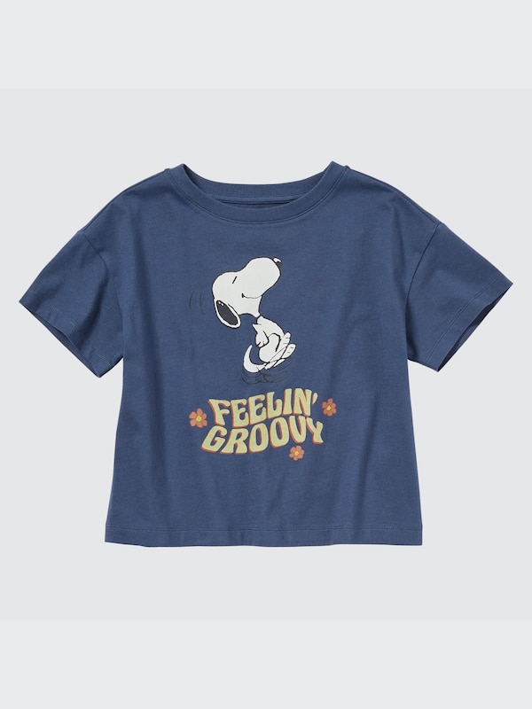 FILLE UT MANCHES COURTES PEANUTS