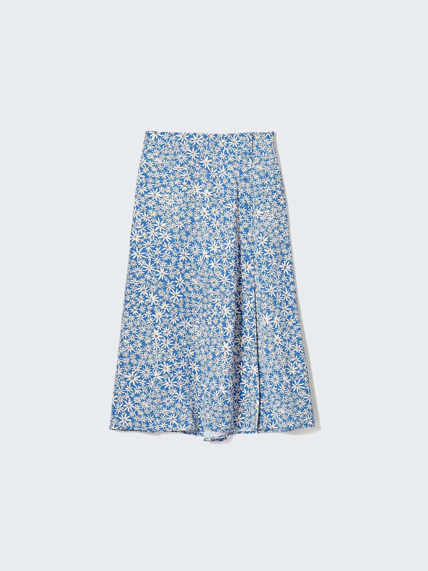 Printed Slit Midi Skirt - thumbnail 9
