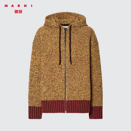 Marni Mixed Colour Yarn Oversized Hoodie