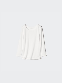 HEATTECH Scoop Neck Long Sleeved Top