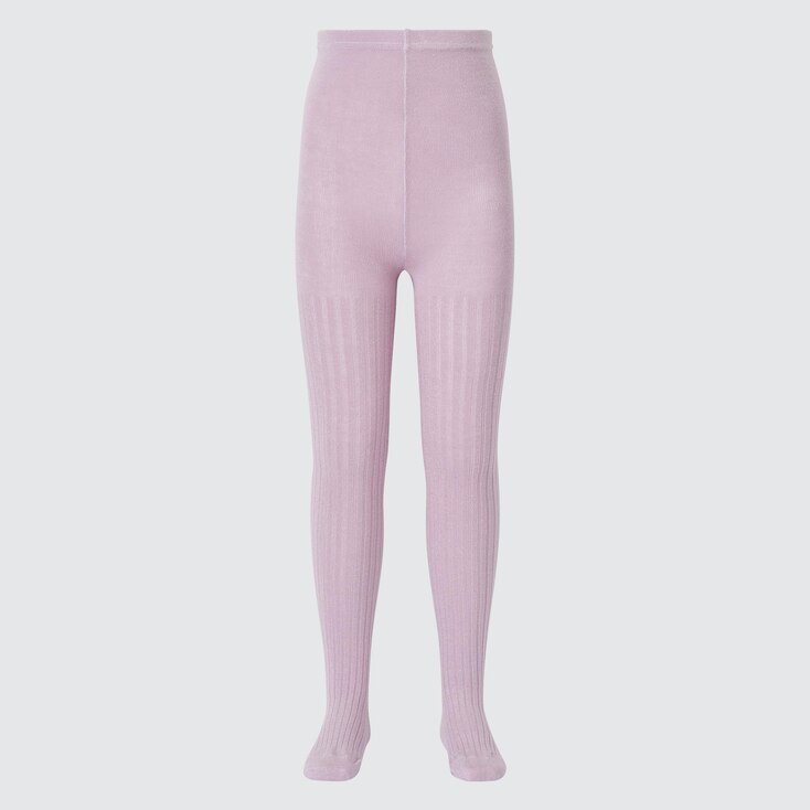 Uniqlo HEATTECH Medias Térmicas Brillo (2 Pares) Niña - Rosa - 13Y