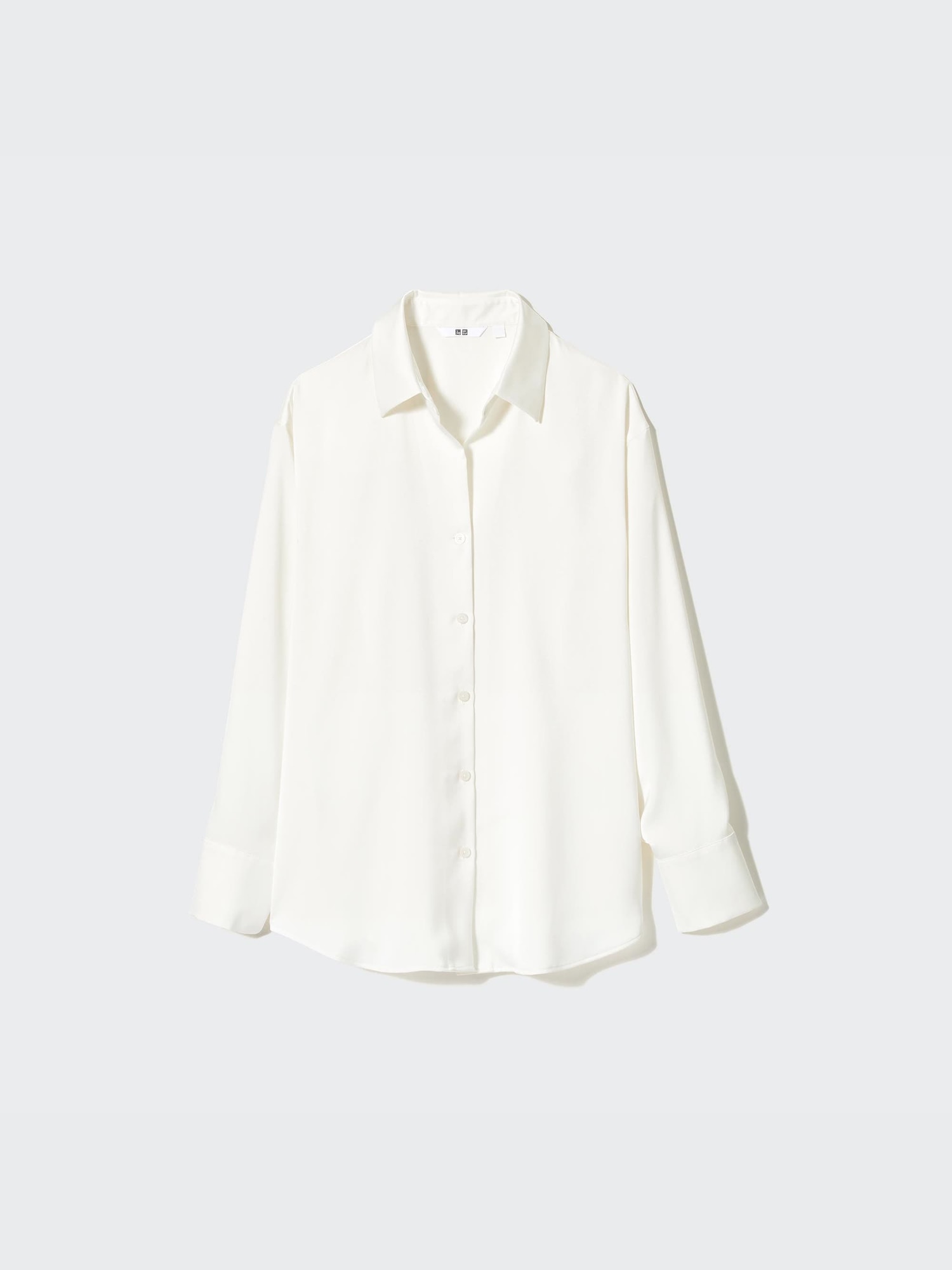 Satin Long-Sleeve Blouse | UNIQLO US