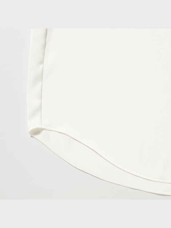 Satin Long-Sleeve Blouse