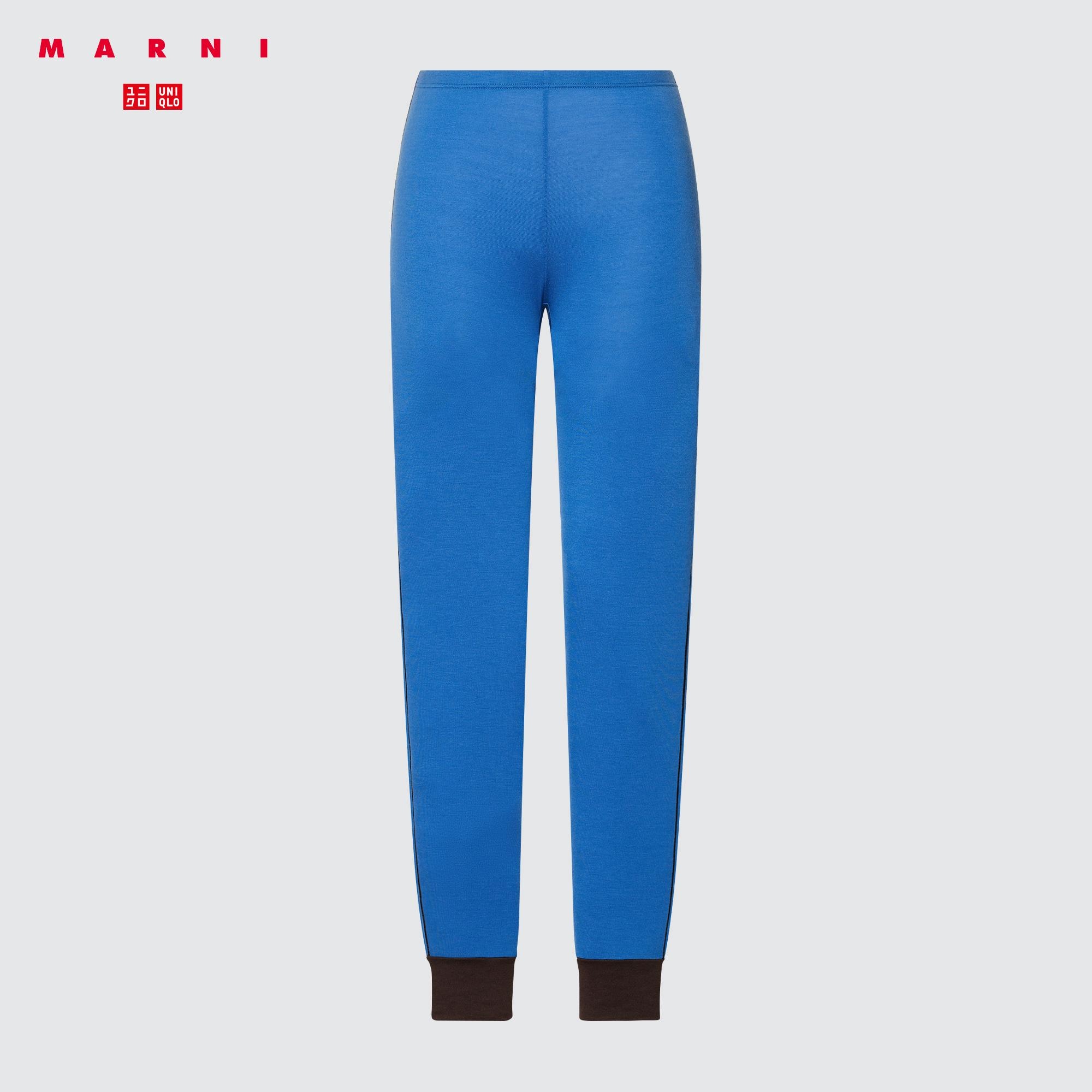 Marni Royal Blue Stretch Knit Zip Detail Leggings M Marni | The Luxury  Closet