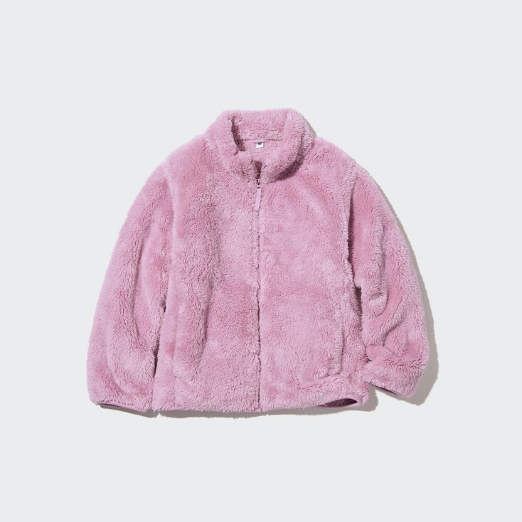 Uniqlo Chaqueta Polar Mullida - Rosa - 9-10Y