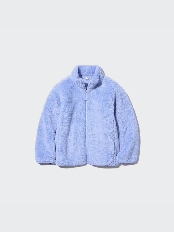 Fluffy Yarn Fleece Full-Zip Jacket