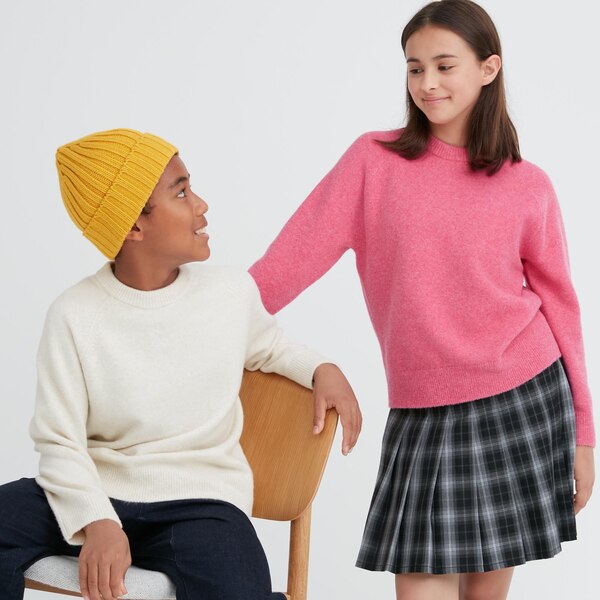 Souffle Yarn Long-Sleeve Sweater | UNIQLO US