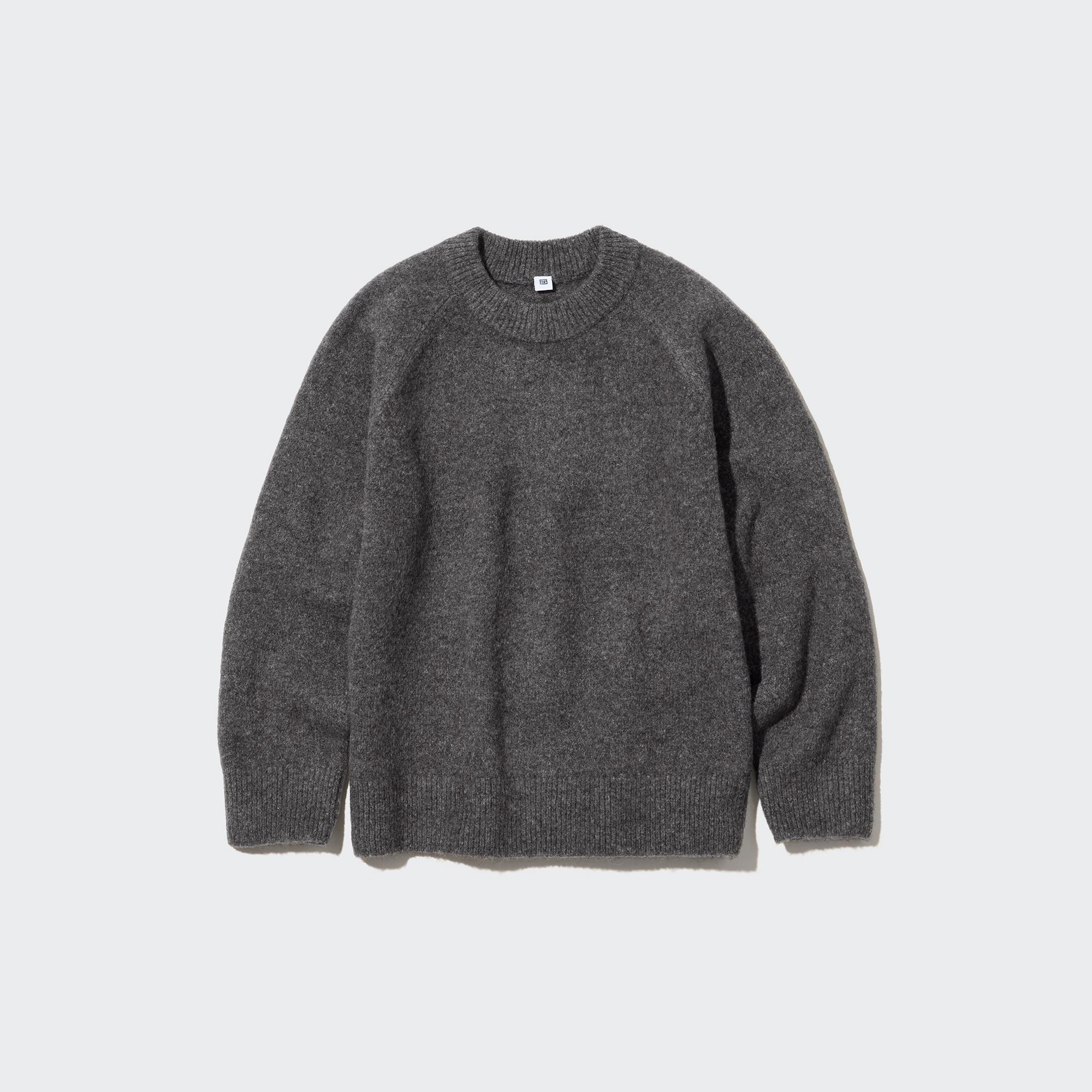 SOUFFLE YARN LONG SLEEVE SWEATER | UNIQLO CA