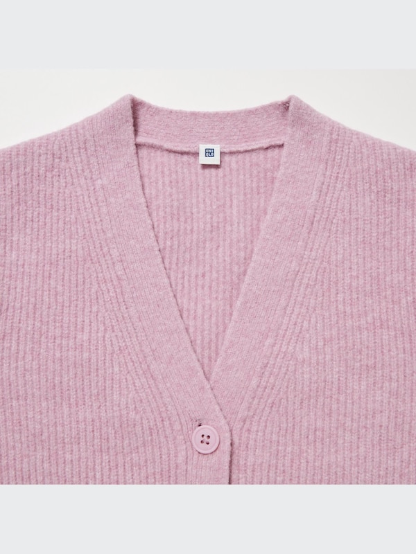 Souffle Yarn V-Neck Cardigan