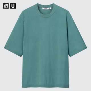 U Knitted Crew Neck T-Shirt