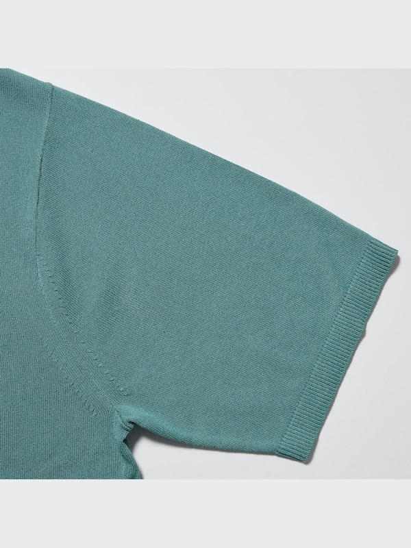 U Knitted Crew Neck T-Shirt
